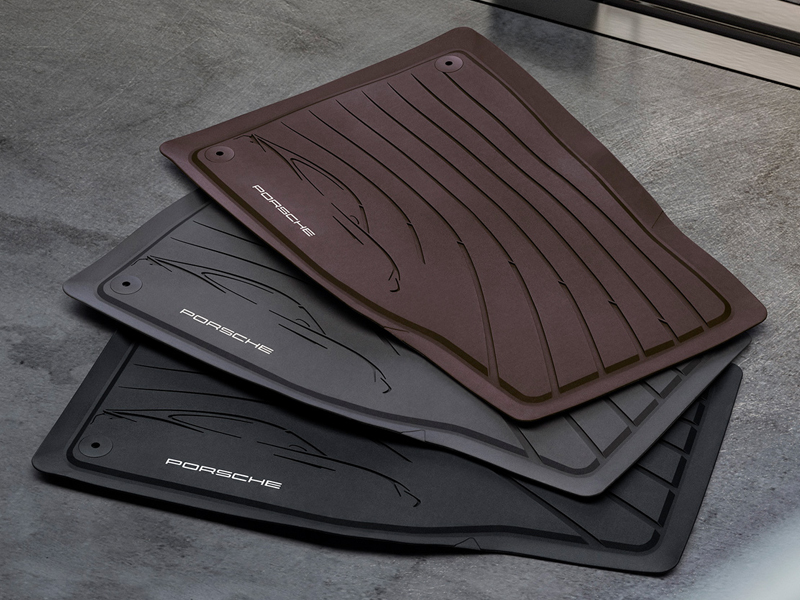 Porsche 992 Rubber floor mats 992044800 992044800 Design 911